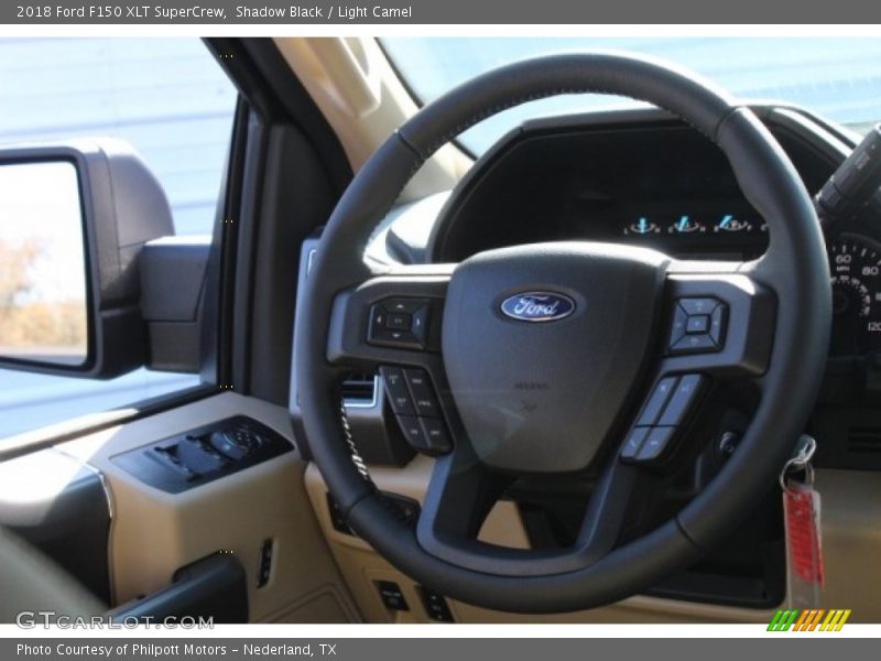 Shadow Black / Light Camel 2018 Ford F150 XLT SuperCrew