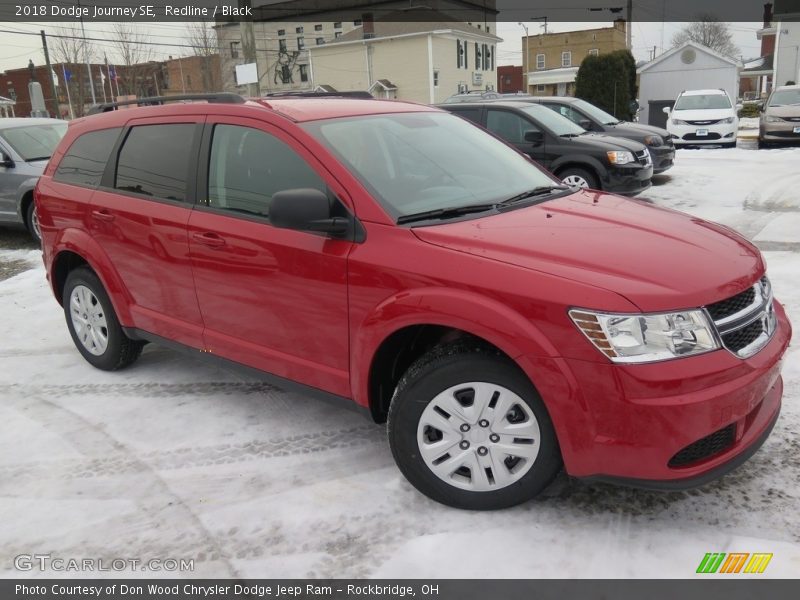 Redline / Black 2018 Dodge Journey SE