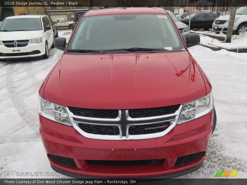 Redline / Black 2018 Dodge Journey SE