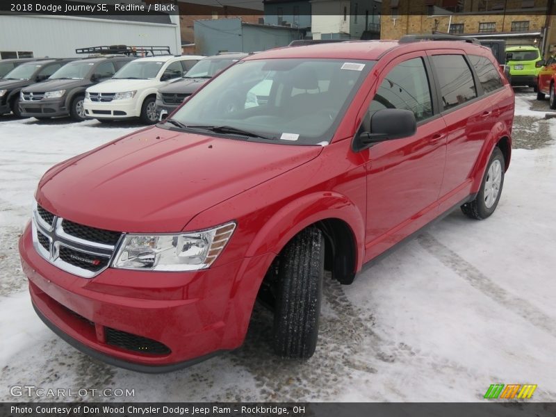 Redline / Black 2018 Dodge Journey SE
