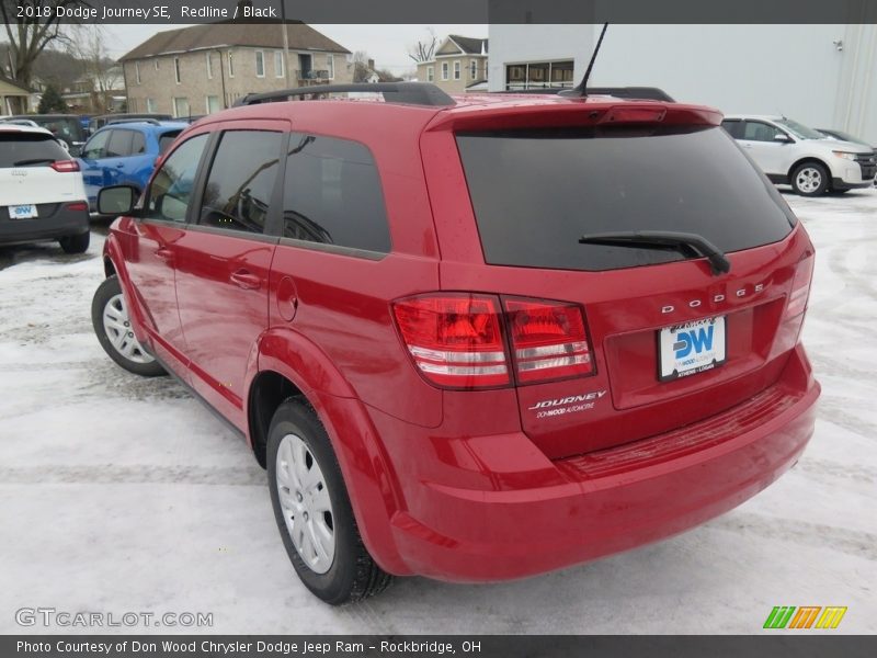 Redline / Black 2018 Dodge Journey SE