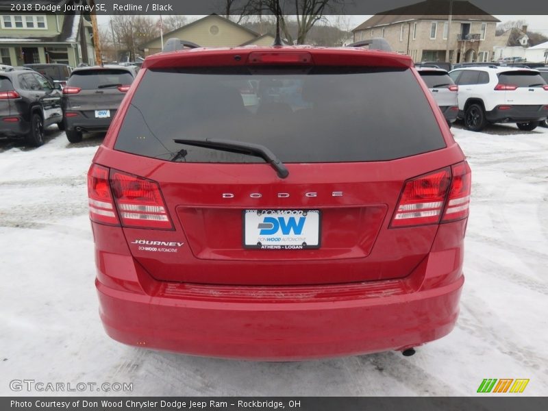 Redline / Black 2018 Dodge Journey SE