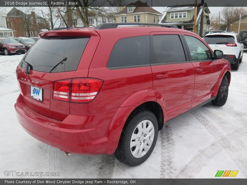 Redline / Black 2018 Dodge Journey SE