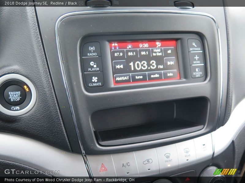 Redline / Black 2018 Dodge Journey SE