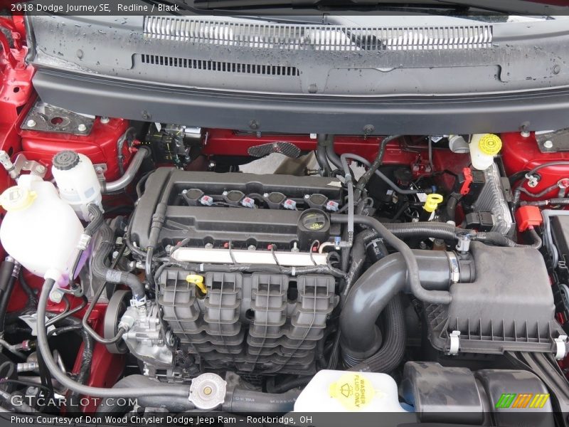 Redline / Black 2018 Dodge Journey SE