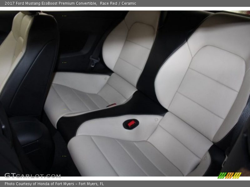Race Red / Ceramic 2017 Ford Mustang EcoBoost Premium Convertible