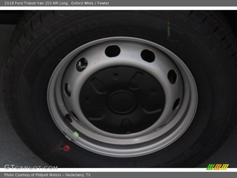 Oxford White / Pewter 2018 Ford Transit Van 150 MR Long