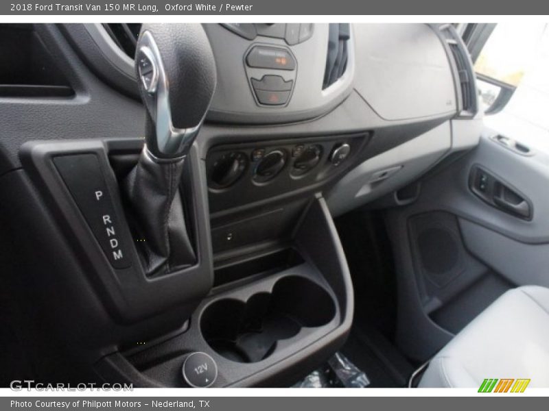 Oxford White / Pewter 2018 Ford Transit Van 150 MR Long