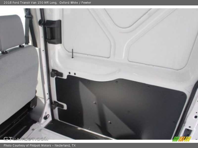 Oxford White / Pewter 2018 Ford Transit Van 150 MR Long