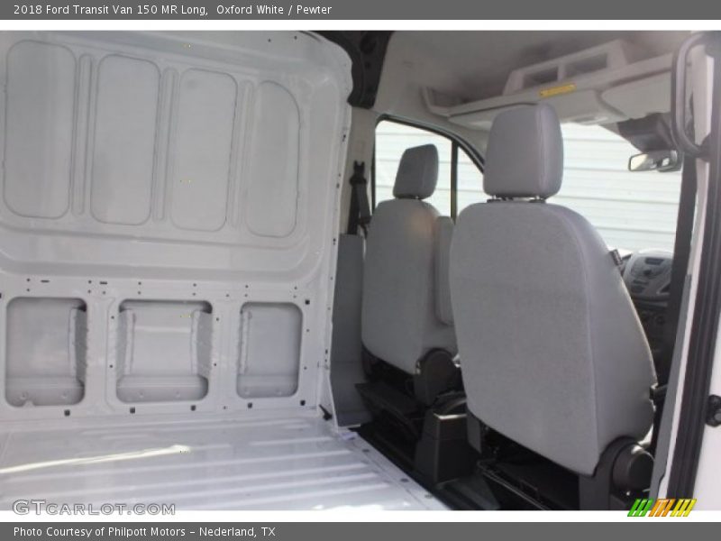 Oxford White / Pewter 2018 Ford Transit Van 150 MR Long