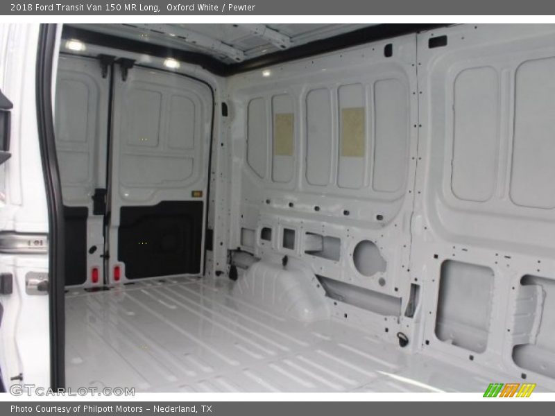 Oxford White / Pewter 2018 Ford Transit Van 150 MR Long