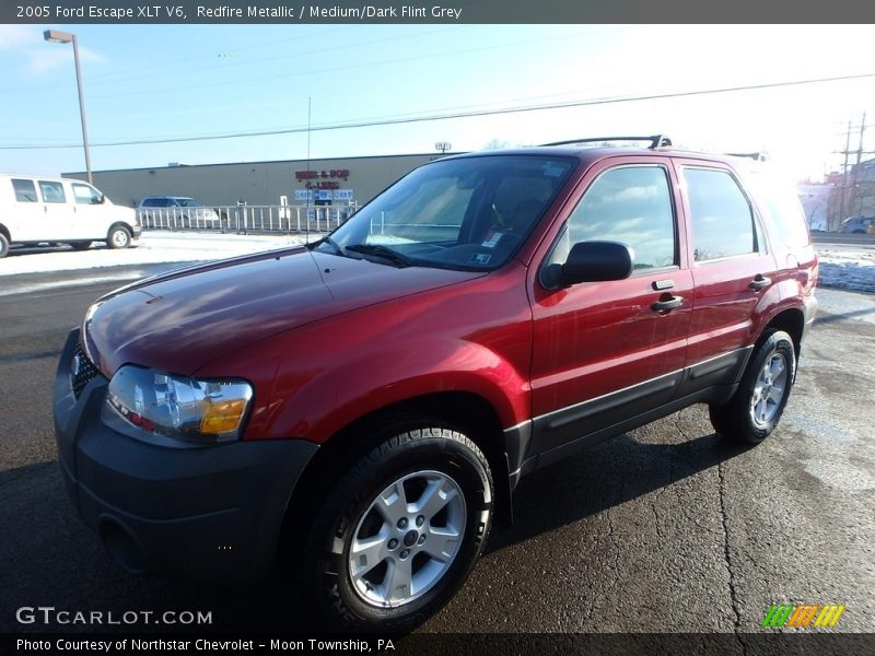 Redfire Metallic / Medium/Dark Flint Grey 2005 Ford Escape XLT V6
