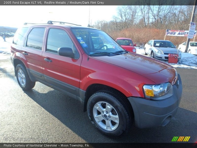Redfire Metallic / Medium/Dark Flint Grey 2005 Ford Escape XLT V6