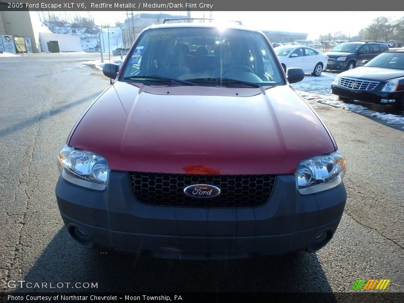Redfire Metallic / Medium/Dark Flint Grey 2005 Ford Escape XLT V6