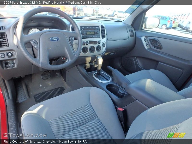 Redfire Metallic / Medium/Dark Flint Grey 2005 Ford Escape XLT V6