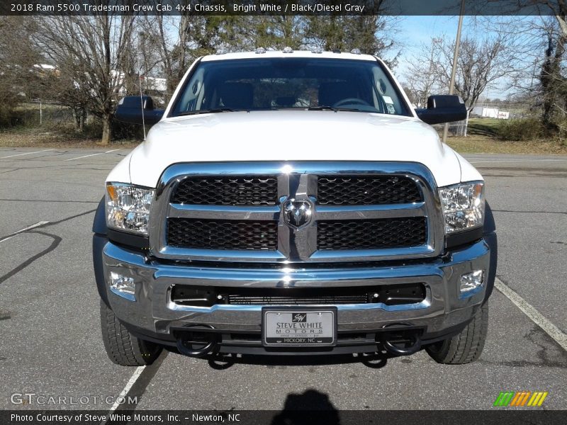 Bright White / Black/Diesel Gray 2018 Ram 5500 Tradesman Crew Cab 4x4 Chassis