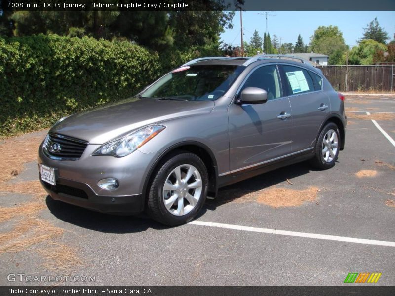 Platinum Graphite Gray / Graphite 2008 Infiniti EX 35 Journey
