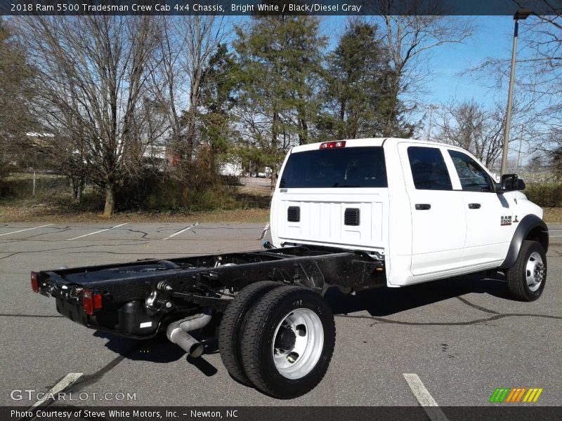 Bright White / Black/Diesel Gray 2018 Ram 5500 Tradesman Crew Cab 4x4 Chassis