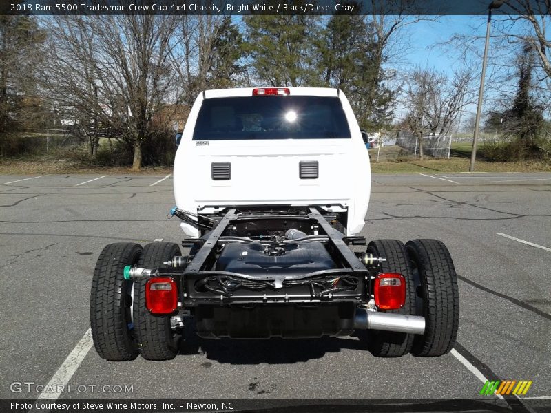 Bright White / Black/Diesel Gray 2018 Ram 5500 Tradesman Crew Cab 4x4 Chassis