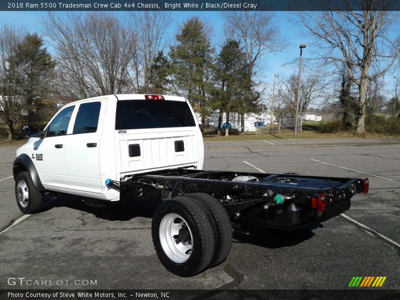 Bright White / Black/Diesel Gray 2018 Ram 5500 Tradesman Crew Cab 4x4 Chassis
