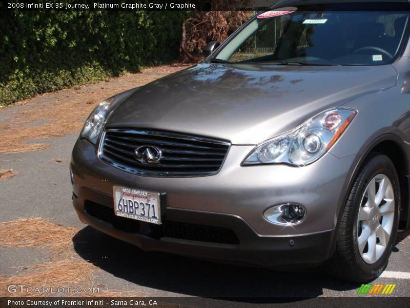 Platinum Graphite Gray / Graphite 2008 Infiniti EX 35 Journey