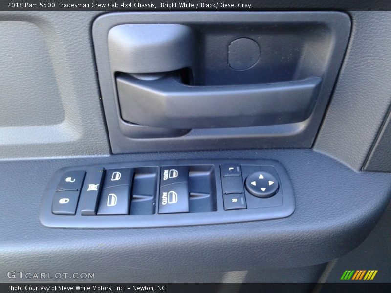 Bright White / Black/Diesel Gray 2018 Ram 5500 Tradesman Crew Cab 4x4 Chassis