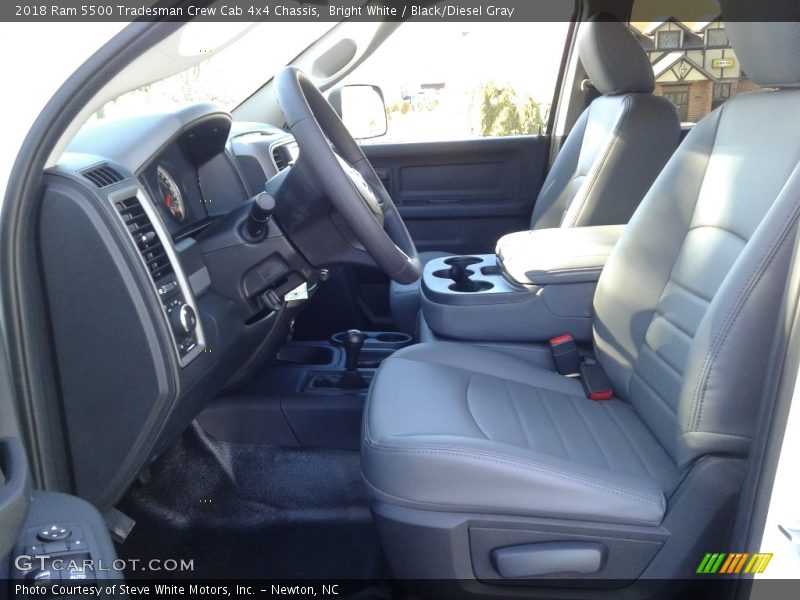 Bright White / Black/Diesel Gray 2018 Ram 5500 Tradesman Crew Cab 4x4 Chassis