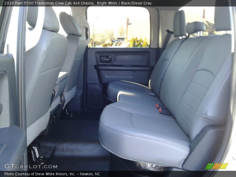 Bright White / Black/Diesel Gray 2018 Ram 5500 Tradesman Crew Cab 4x4 Chassis