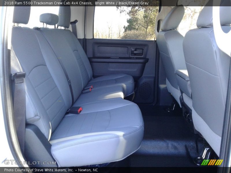 Bright White / Black/Diesel Gray 2018 Ram 5500 Tradesman Crew Cab 4x4 Chassis