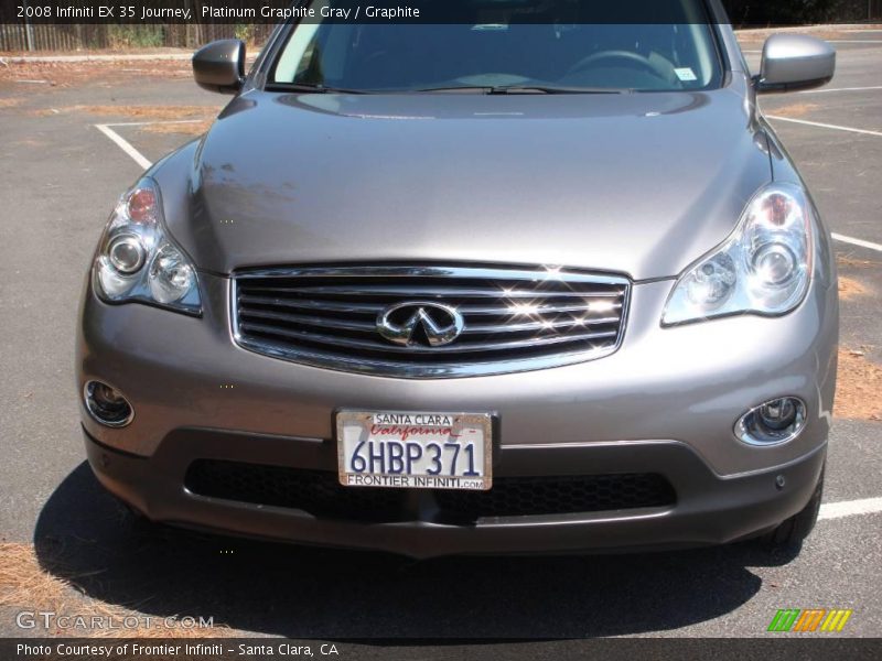 Platinum Graphite Gray / Graphite 2008 Infiniti EX 35 Journey