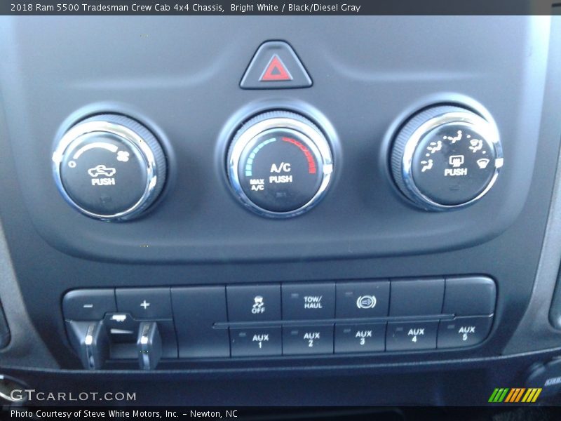 Bright White / Black/Diesel Gray 2018 Ram 5500 Tradesman Crew Cab 4x4 Chassis