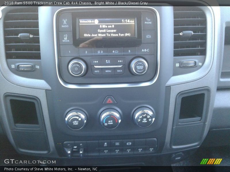 Bright White / Black/Diesel Gray 2018 Ram 5500 Tradesman Crew Cab 4x4 Chassis