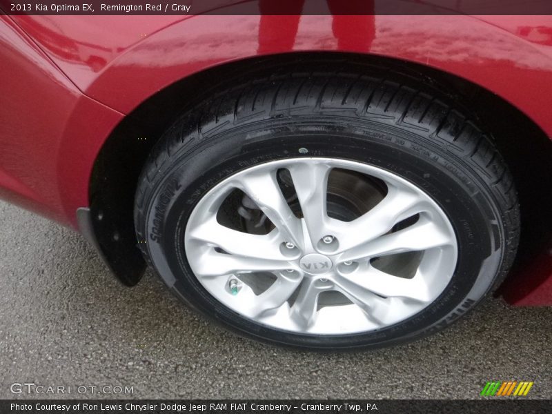 Remington Red / Gray 2013 Kia Optima EX