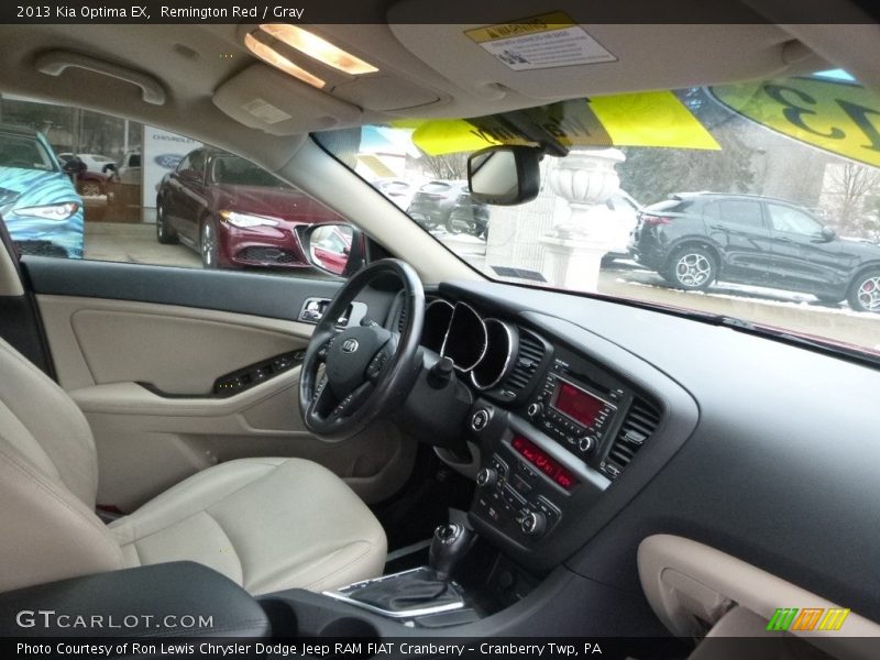 Remington Red / Gray 2013 Kia Optima EX