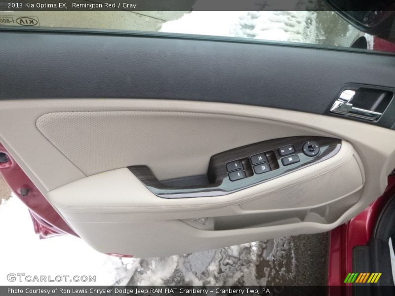 Remington Red / Gray 2013 Kia Optima EX