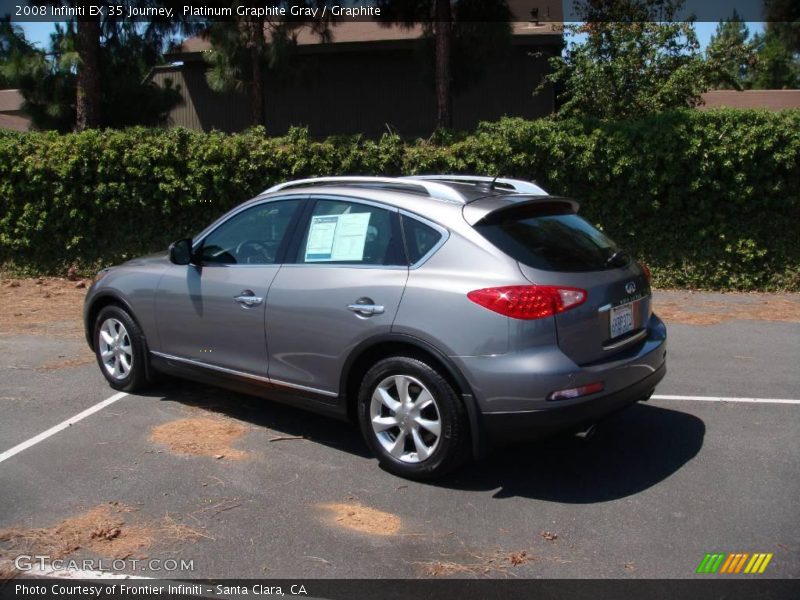 Platinum Graphite Gray / Graphite 2008 Infiniti EX 35 Journey