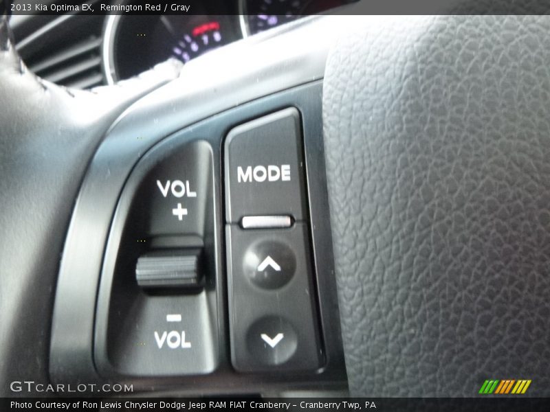 Remington Red / Gray 2013 Kia Optima EX