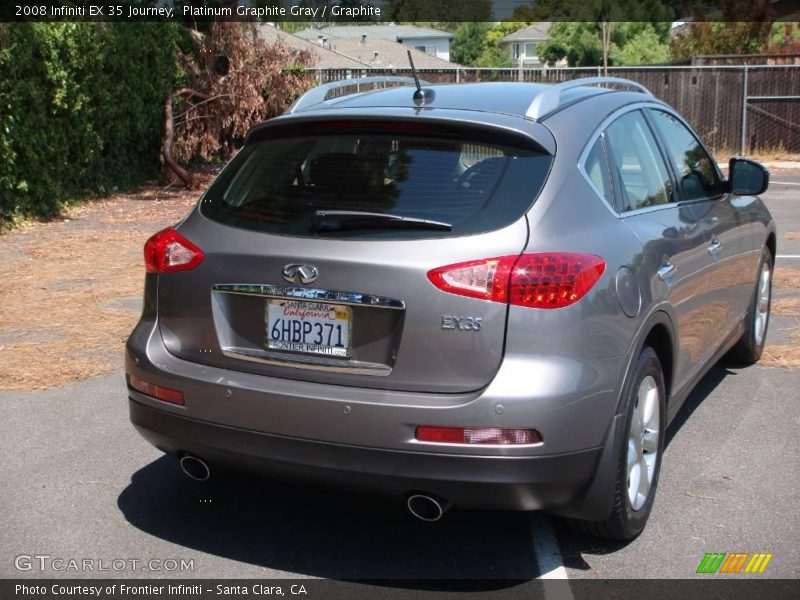 Platinum Graphite Gray / Graphite 2008 Infiniti EX 35 Journey