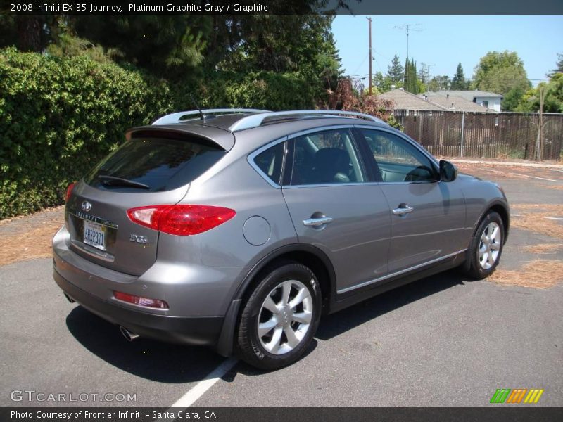 Platinum Graphite Gray / Graphite 2008 Infiniti EX 35 Journey