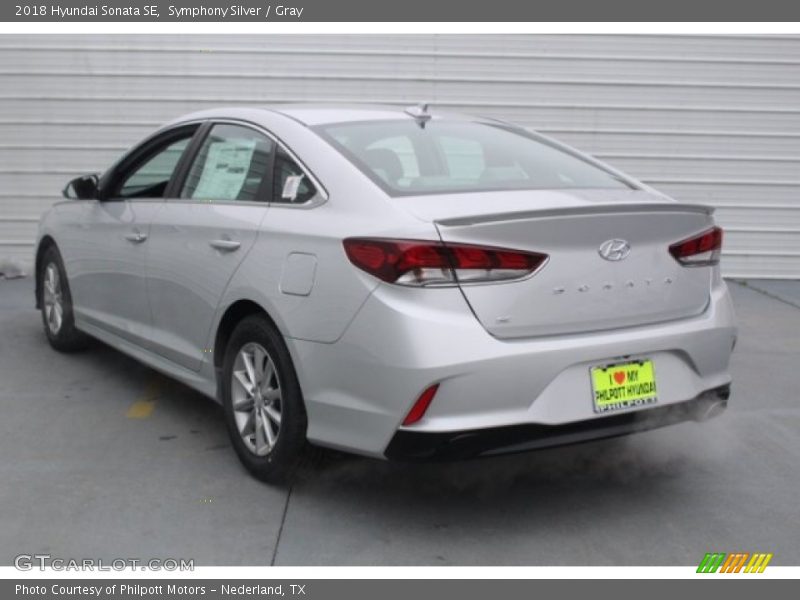 Symphony Silver / Gray 2018 Hyundai Sonata SE