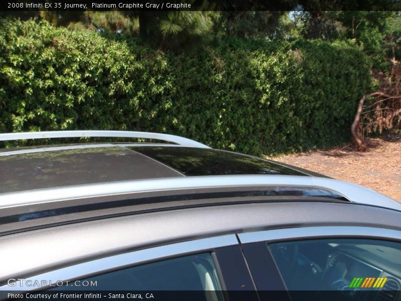 Platinum Graphite Gray / Graphite 2008 Infiniti EX 35 Journey