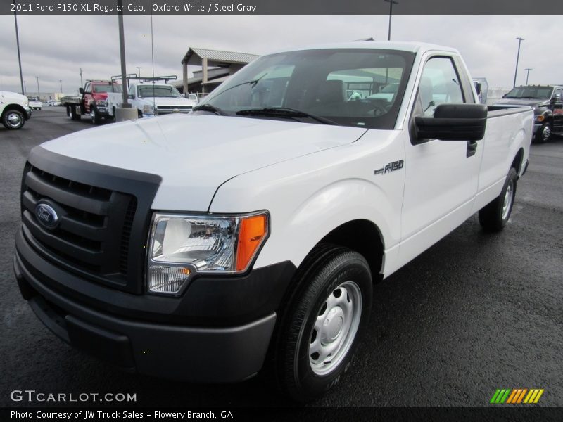 Oxford White / Steel Gray 2011 Ford F150 XL Regular Cab