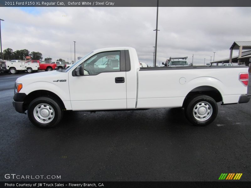 Oxford White / Steel Gray 2011 Ford F150 XL Regular Cab
