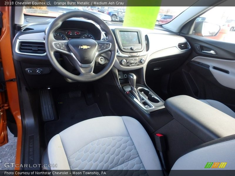Orange Burst Metallic / Medium Ash Gray 2018 Chevrolet Equinox LS