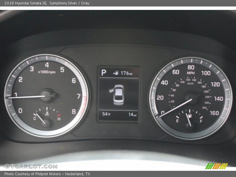 Symphony Silver / Gray 2018 Hyundai Sonata SE
