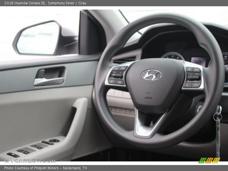 Symphony Silver / Gray 2018 Hyundai Sonata SE