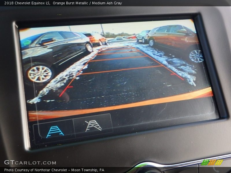 Orange Burst Metallic / Medium Ash Gray 2018 Chevrolet Equinox LS