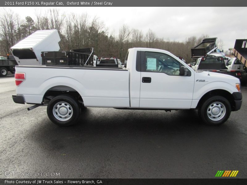 Oxford White / Steel Gray 2011 Ford F150 XL Regular Cab