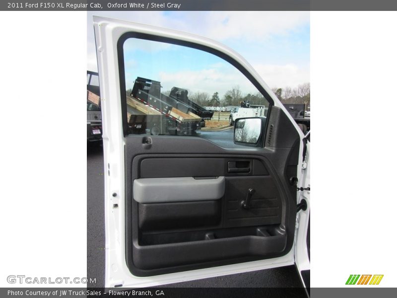 Oxford White / Steel Gray 2011 Ford F150 XL Regular Cab