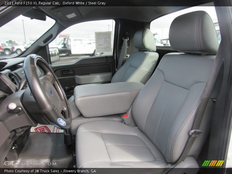 Oxford White / Steel Gray 2011 Ford F150 XL Regular Cab